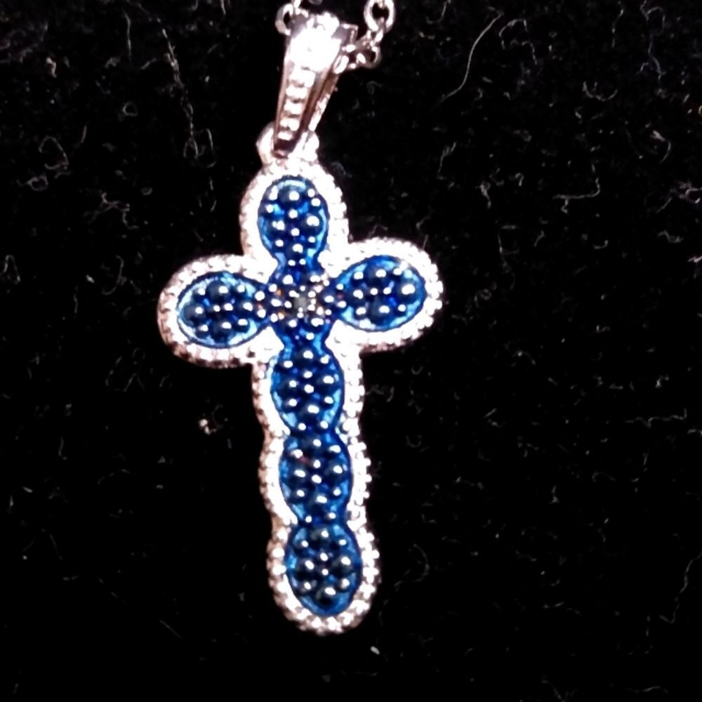 Diamond Accent Cross Necklace